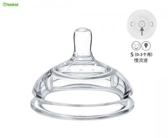 【特惠价】Haakaa 透明硅胶奶嘴 宽口径防胀气 小号 2只装(0-3个月适用) 【特惠价】Haakaa 透明硅胶奶嘴 宽口径防胀气 小号 2只装(0-3个月适用)